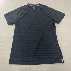 Saxx Droptemp Hot Shot Tech Tee Shirt Gray Mens Size Large Mesh Activewear Top